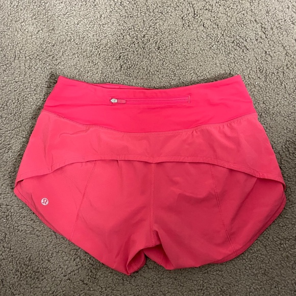 lululemon speed up shorts rare color